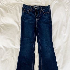 American Eagle high rise flare jeans